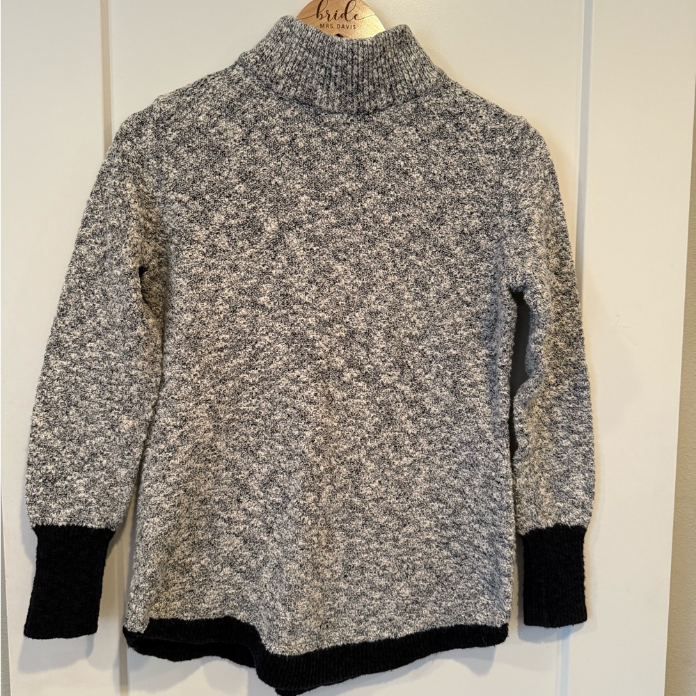LL Bean Ragg sweater with funnelneck